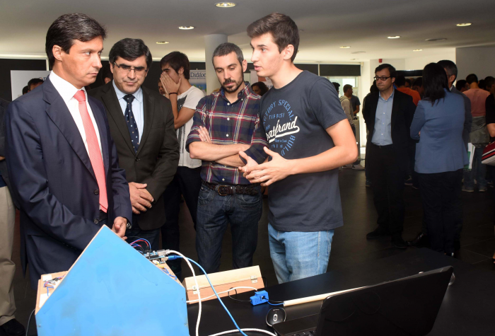 Paulo Cunha visitou o projeto vencedor
